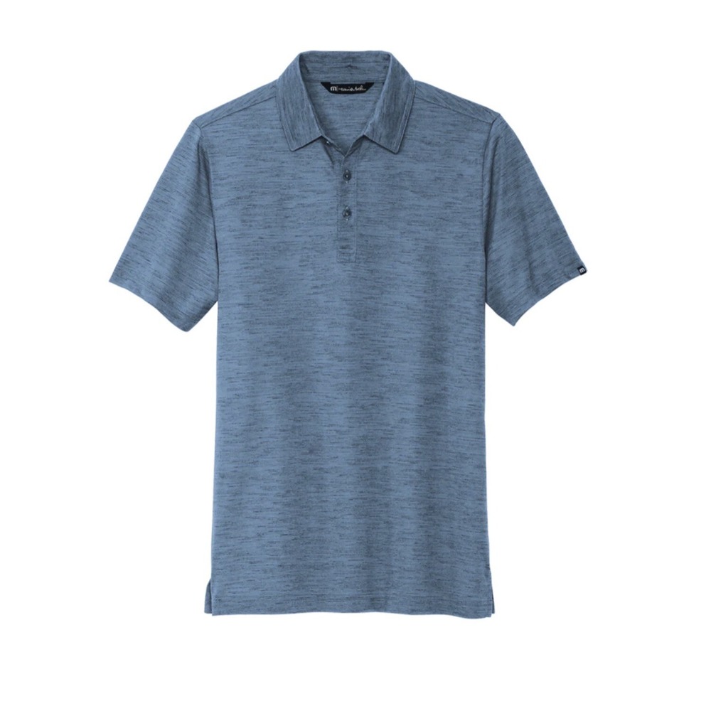 Travis Mathew‎ Auckland Slub Golf Polo Riviera Blue Men's 2XL NWT